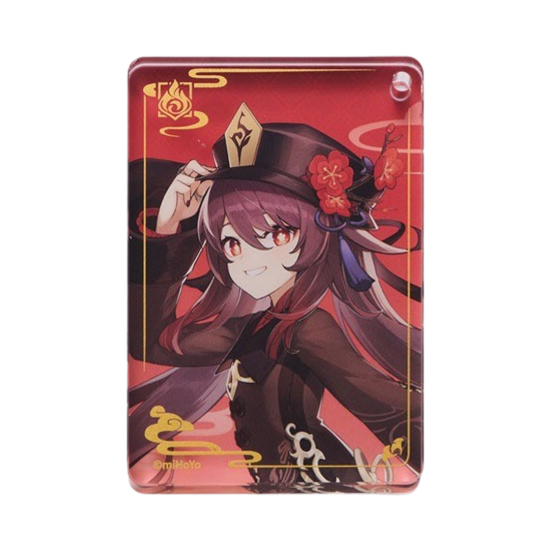 원신 아크릴 사각 키링 호두