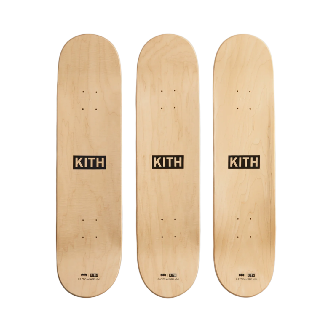 키스 x 배트맨 1989 트립틱 스케이트덱 블랙 (3개 세트)(Kith x Batman 1989 Triptych Skatedeck Black (Set of 3)) - 2