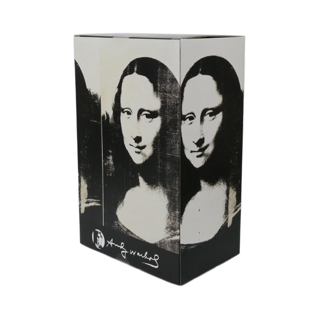 베어브릭 앤디 워홀 더블 모나리자 100% & 400% 세트 화이트 블랙(Bearbrick Andy Warhol Double Mona Lisa 100% & 400% Set White Black) - 4
