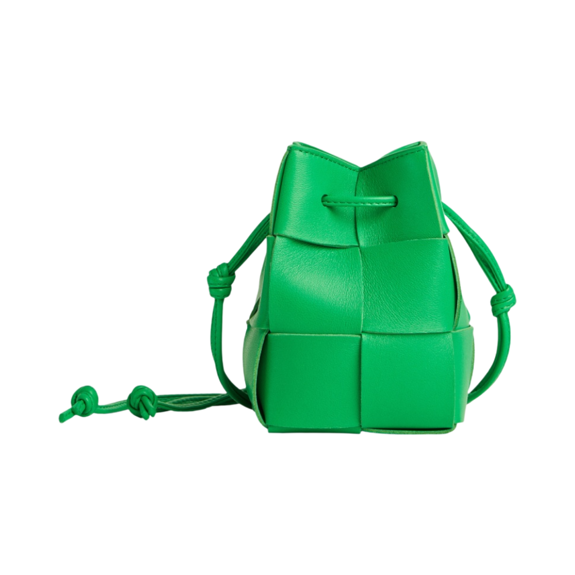 보테가 베네타 미니 레더 카세트 버킷백 패러킷(Bottega Veneta Mini Leather Cassette Bucket Bag Parakeet)