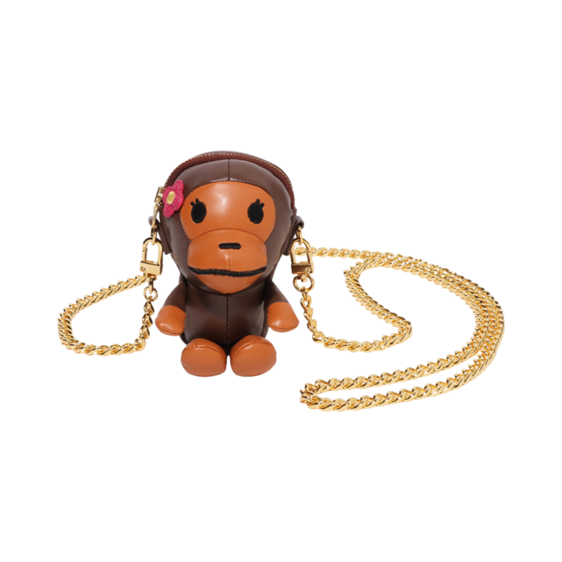 베이프 마일로 프렌즈 미니 숄더백 브라운(BAPE Milo Friends Mini Shoulder Bag Brown) - 1