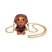 BAPE Milo Friends Mini Shoulder Bag Brown