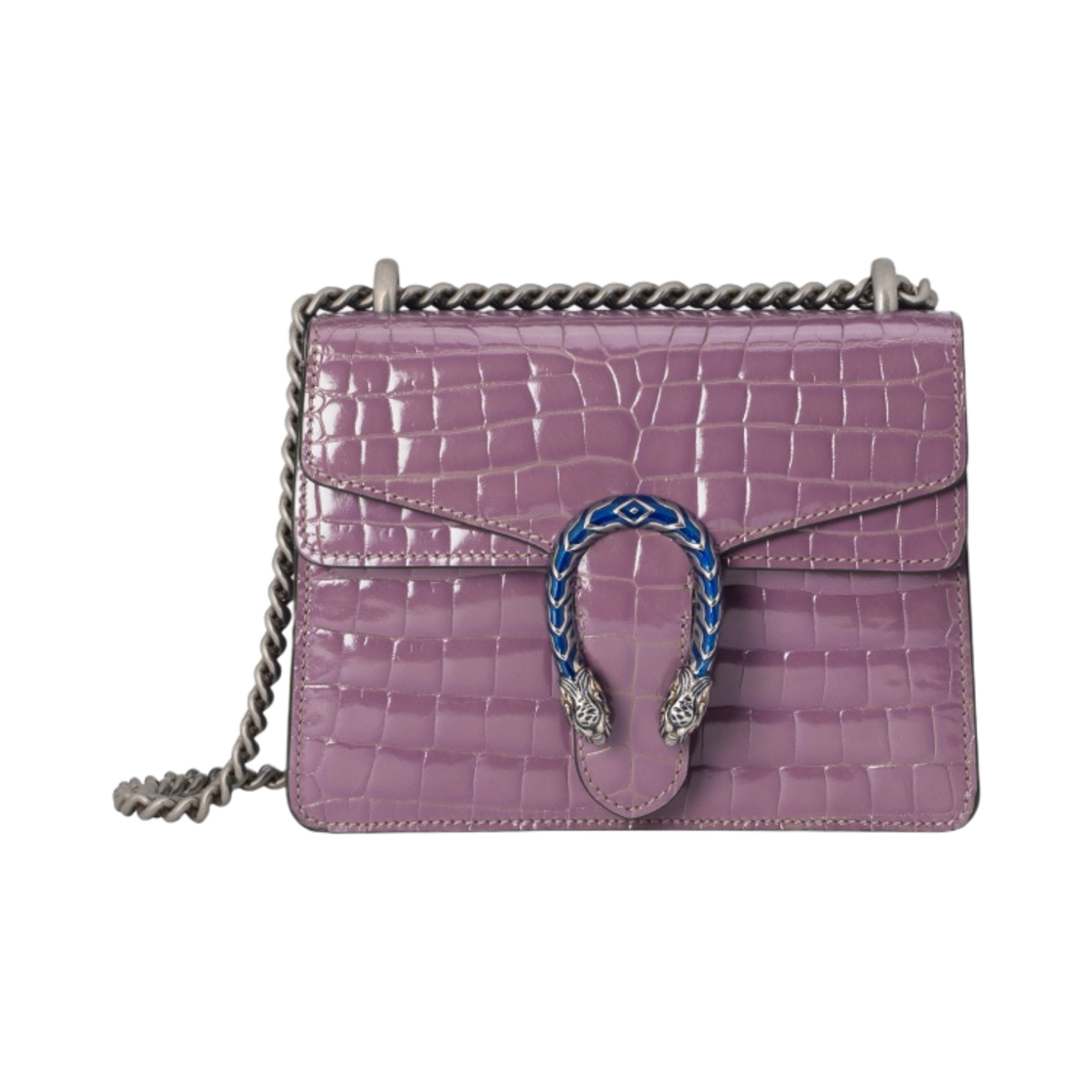 구찌 디오니서스 크로커다일 미니백 라일락(Gucci Dionysus Crocodile Mini Bag Lilac) - 1