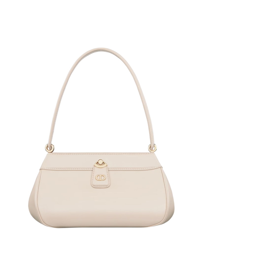 디올 스몰 디올 키 백 박스 카프스킨 더스티 아이보리(Dior Small Dior Key Bag Box Calfskin Dusty Ivory) - 1