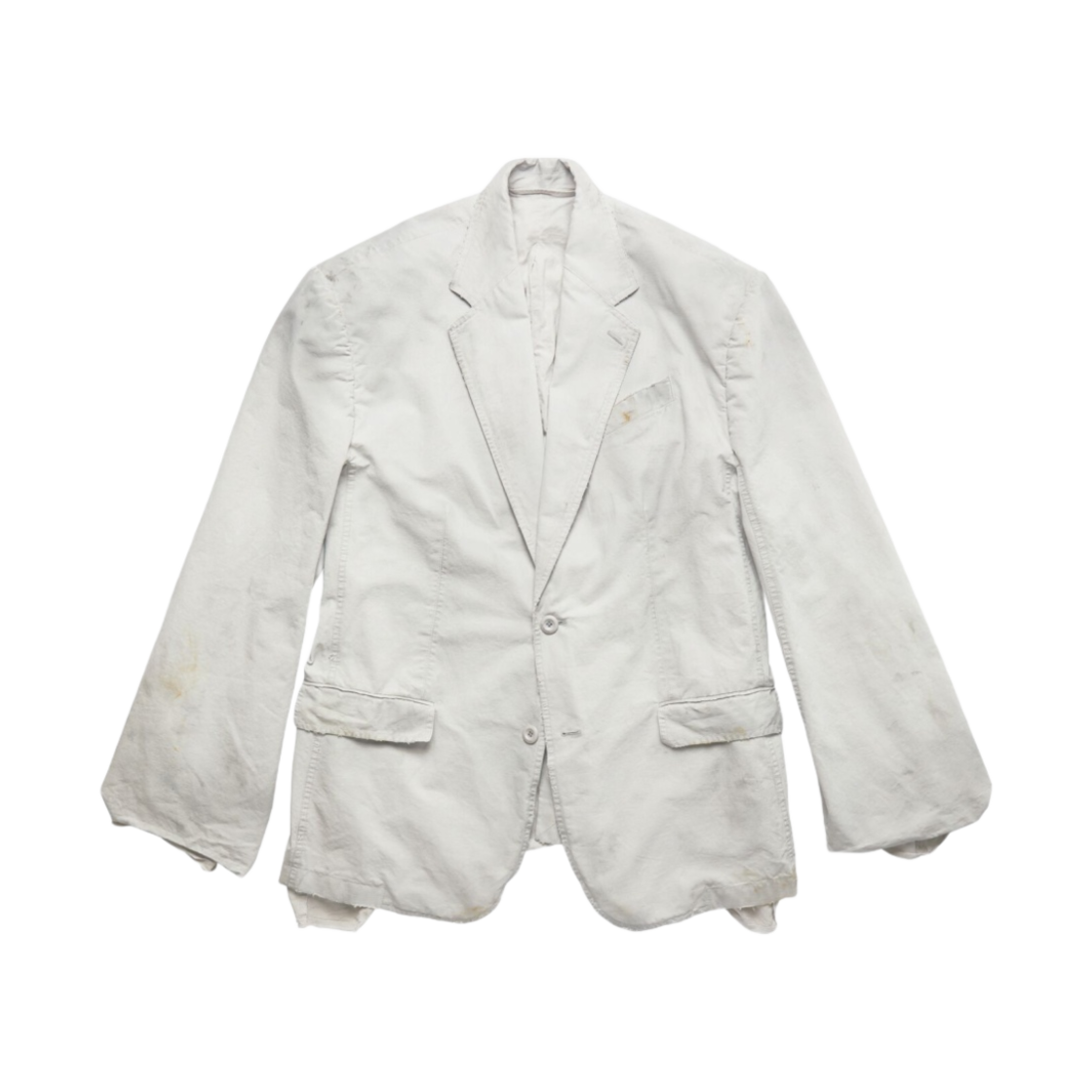 (W) 발렌시아가 미니멀 카고 테일러드 자켓 라이트 그레이((W) Balenciaga Minimal Cargo Tailored Jacket Light Grey) - 1