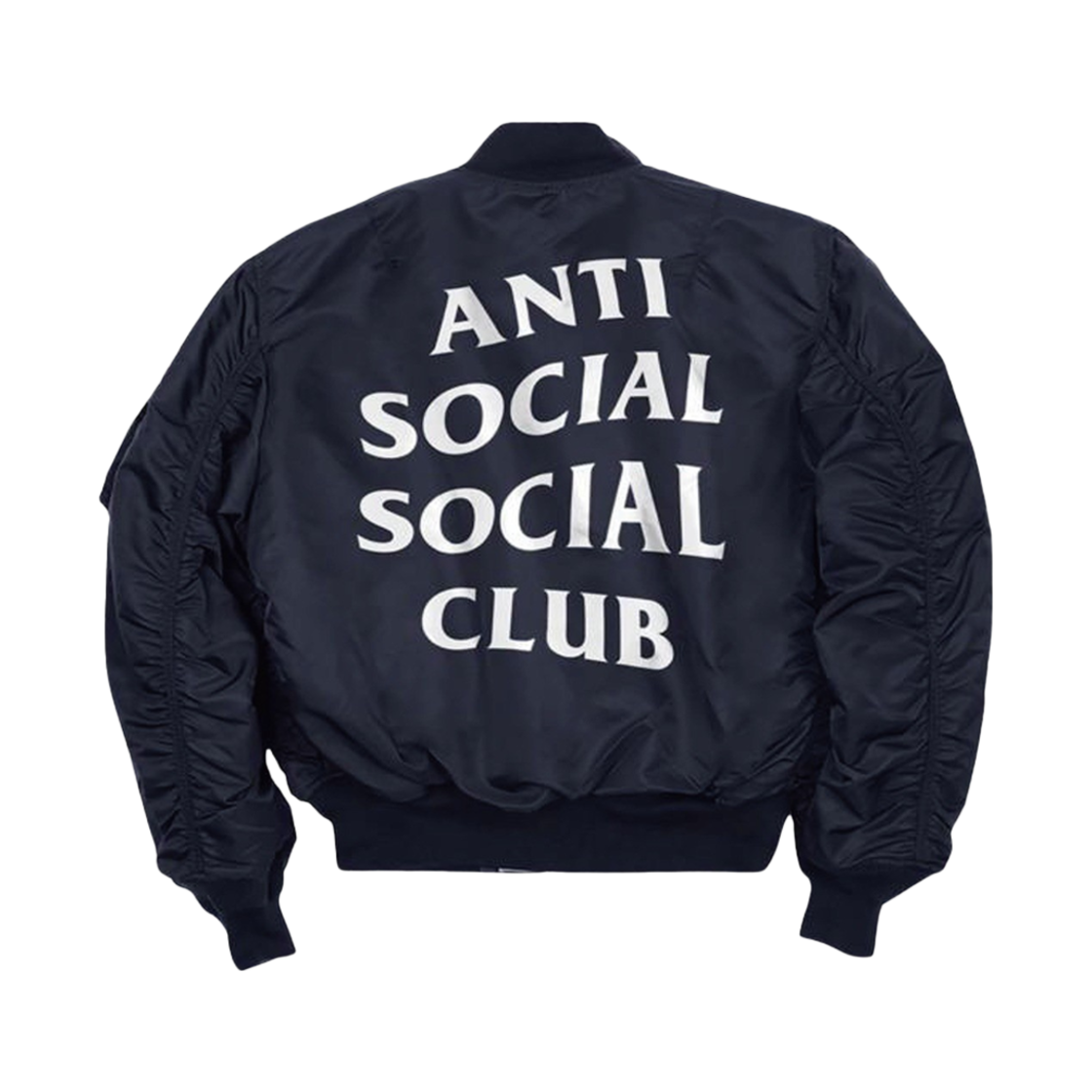 TI24C0200472 Anti Social Social Club Feel U 4 Me MA1 Jacket Black