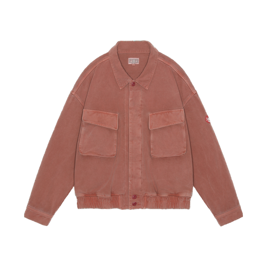 - Cav Empt Overdye Community Button Jacket Brown - 24FW