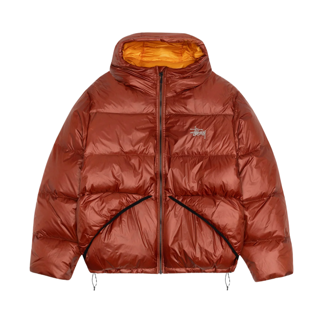 115685 Stussy Micro Ripstop Down Parka Brick