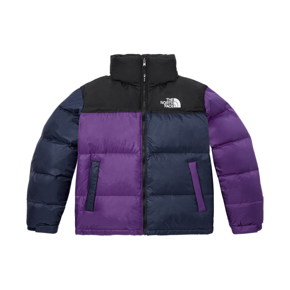 노스페이스 1996 컬러블록 눕시 자켓 다크 퍼플(The North Face 1996 Color-Block Nuptse Jacket Dark Purple) - 1