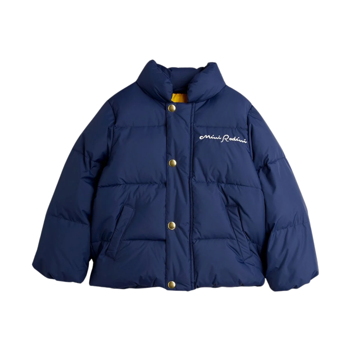 (키즈) 미니 로디니 소사이어티 푸퍼 자켓 블루((Kids) Mini Rodini Society Puffer Jacket Blue) - 2