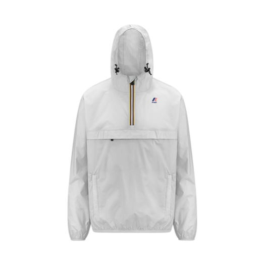 Y246EUJ907 K-WAY Le Vrai Leon Anorak Light Grey