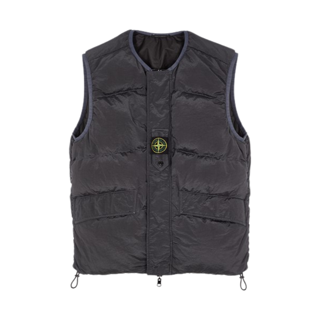 스톤 아일랜드 G1119 나일론 메탈 에코닐 재생 나일론 다운 리버시블 자켓 리드 - 23FW(Stone Island G1119 Nylon Metal in Econyl Regenerated Nylon Down Reversible Jacket Lead - 23FW) - 1