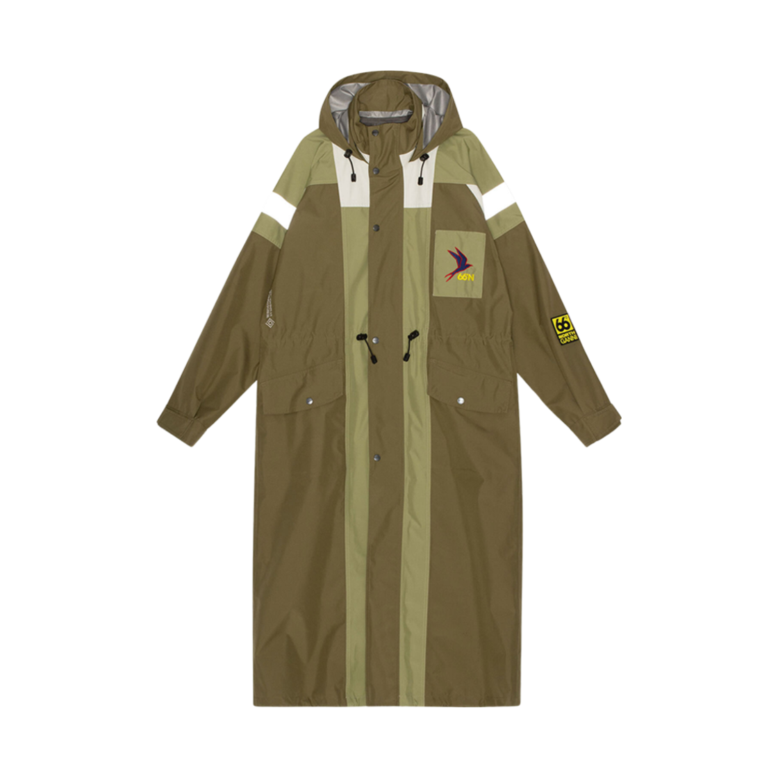 (W) 가니 x 66노스 크리아 롱 코트 마린 올리브