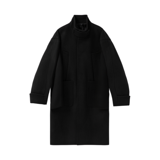 【関税込み】WOOYOUNGMI ブラック Line Embroidered フーディ 우영미 투 버튼 울 싱글 자켓 블랙 - 25SS | Wooyoungmi | KREAM