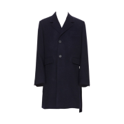 Wooyoungmi Wool Strap Coat Navy - 22FW