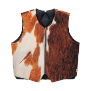 Stussy Reversible Quilted Vest Cowhide