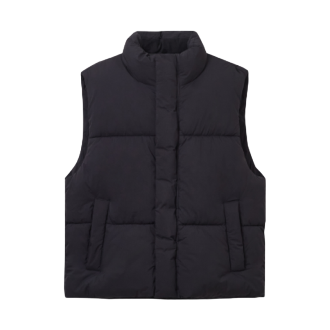 스파오 베이직 다운 베스트 블랙(Spao Basic Down Vest Black)