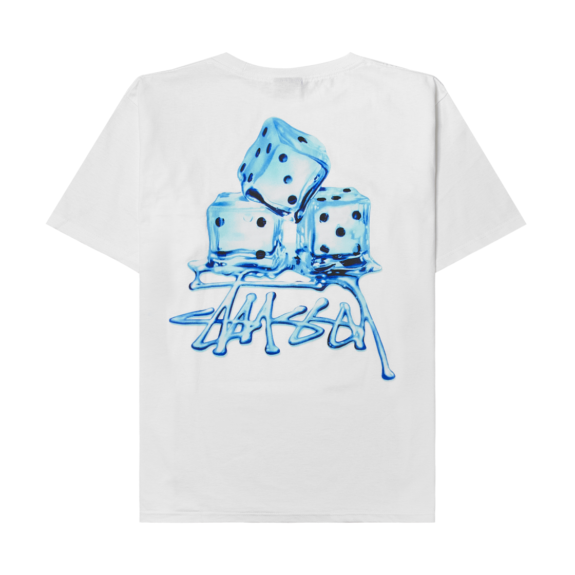 1904900 Stussy Melted T-Shirt White - 대표 이미지 #1