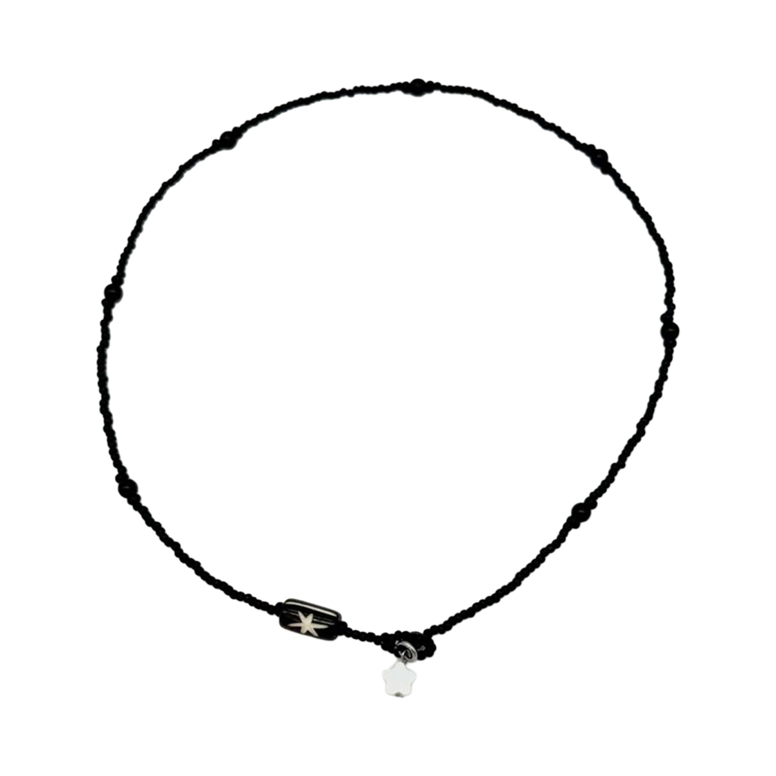 산리 스타 애스터리스크 네클리스 화이트(SANLI Star Asterisk Necklace White)