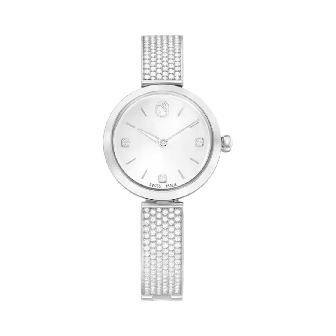 (W) 스와로브스키 일루미나 워치 실버((W) Swarovski Illumina Watch Silver)