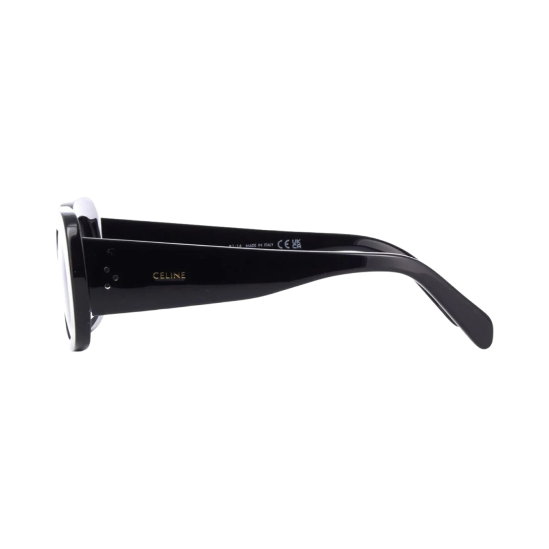 (W) 셀린느 볼드 3 닷 선글라스 블랙((W) Celine Bold 3 Dots Sunglasses in Black) - 3