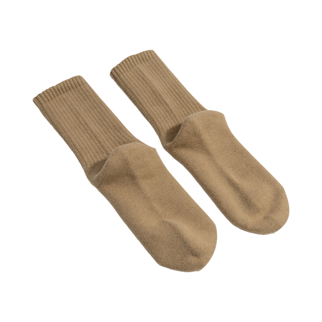L22E0SCW304AP2CA LI2 Warm Daily Crew Socks Camel