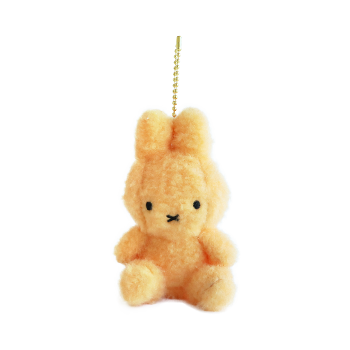 3001-100 Many a Little Miffy Sitting Creamy Key Ring 8Cm Orange