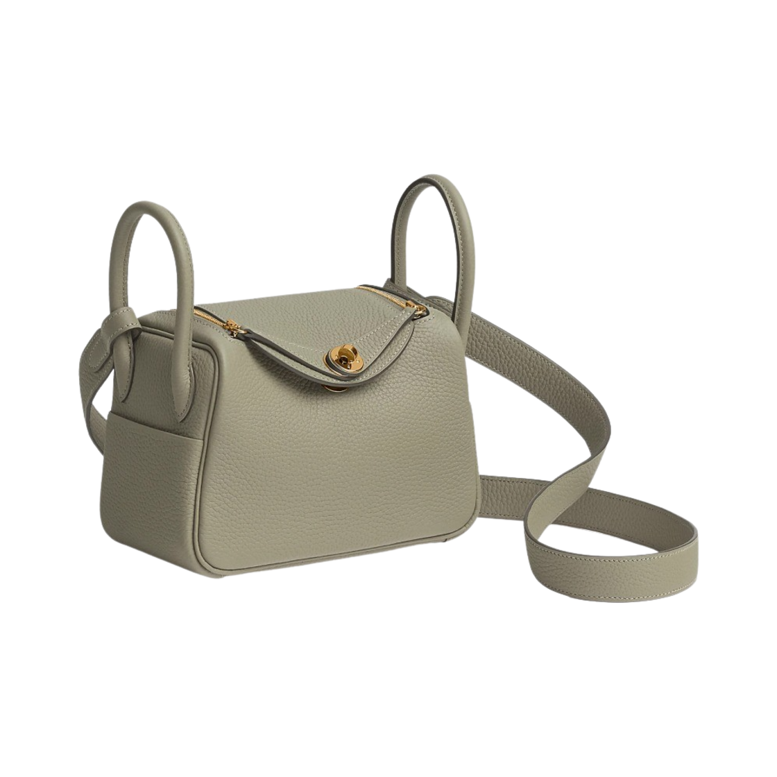 에르메스 린디 미니백 클레망스 & 골드 하드웨어 소지(Hermes Lindy Mini Bag Clemence & Gold Sauge) - 2