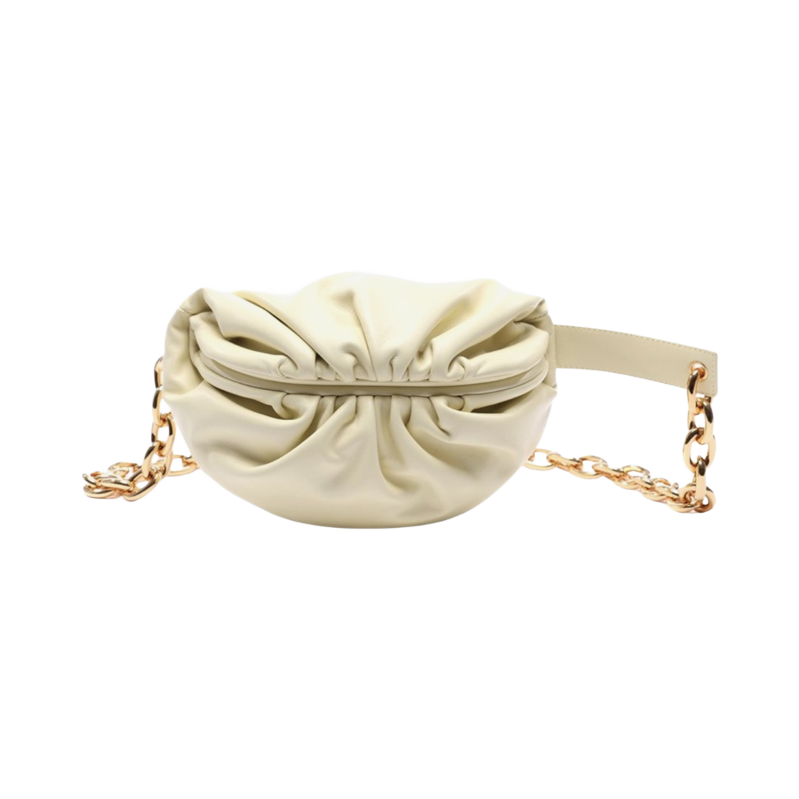 651445VCP417406 Bottega Veneta Belt Chain Pouch Zest Washed