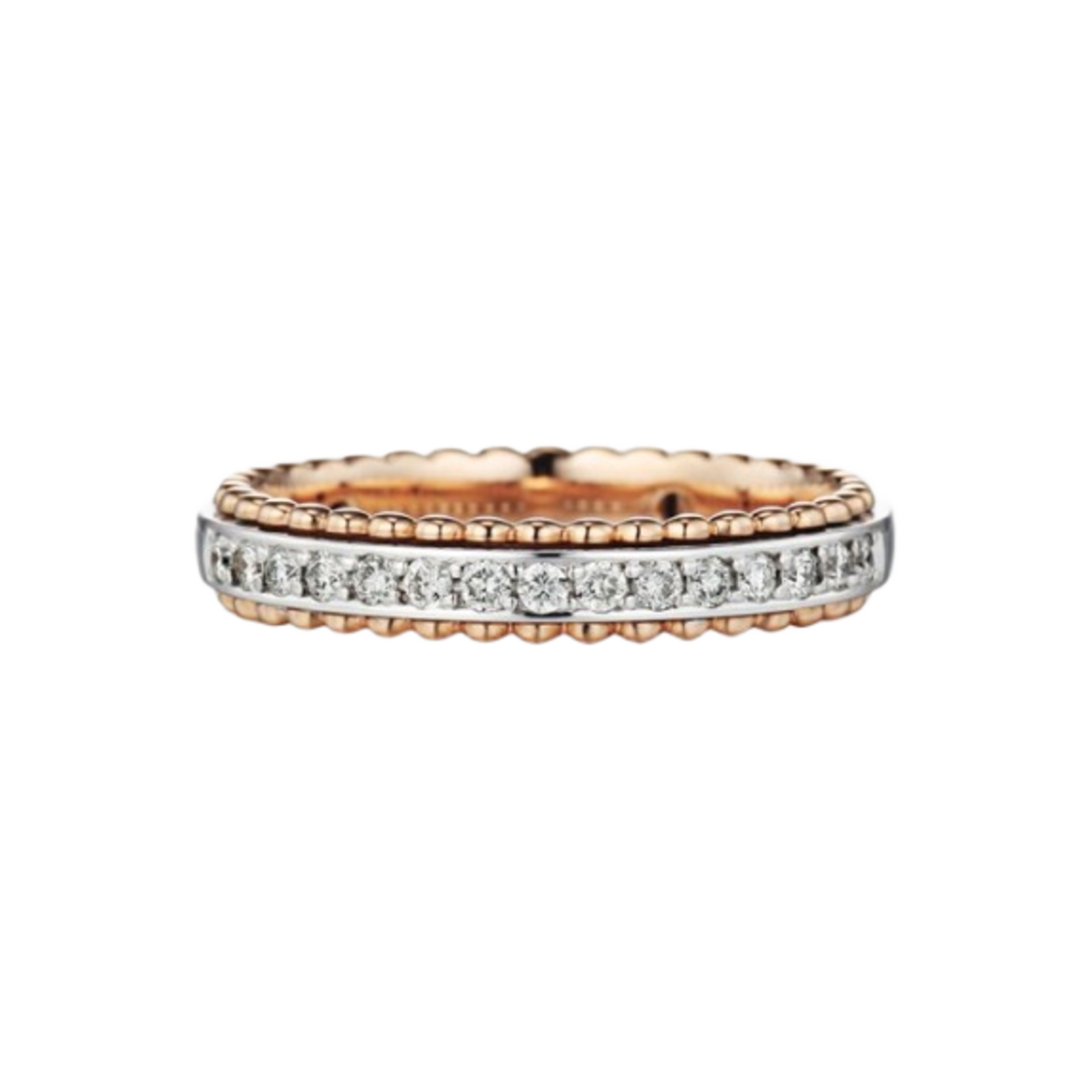 골든 듀 글로리아 WP 링 화이트 골드 핑크 골드(Golden Dew Gloria WP Ring White Gold Pink Gold)