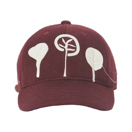 24FWCP02BU Woodman Swallow Wool Ballcap Burgundy