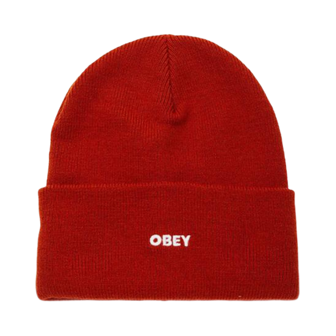 100030166 Obey Fluid Beanie Ginger