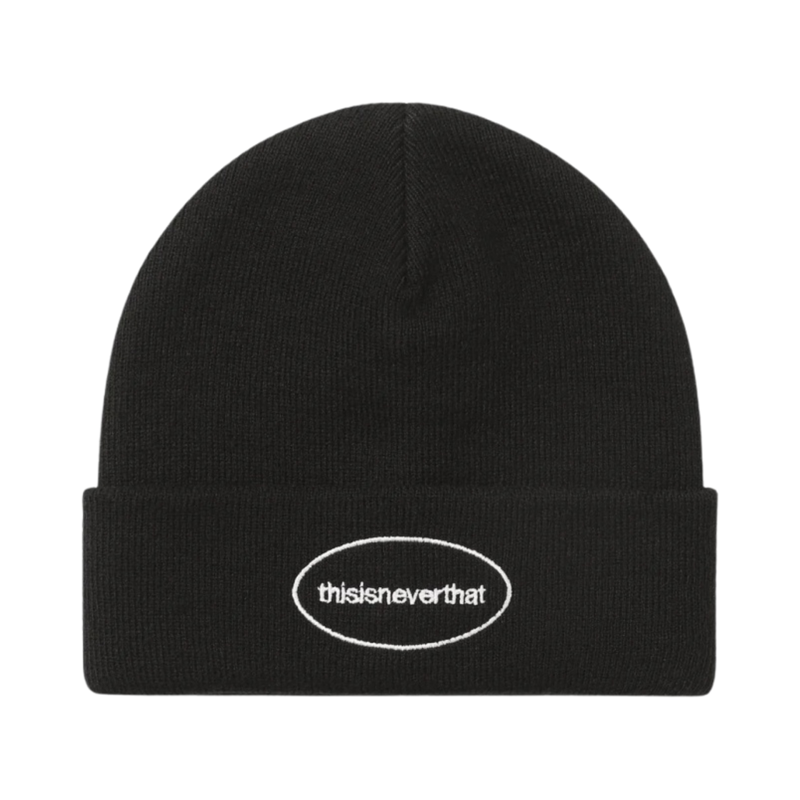 디스이즈네버댓 E/T 로고 비니 블랙(Thisisneverthat E/T-Logo Beanie Black) - 1