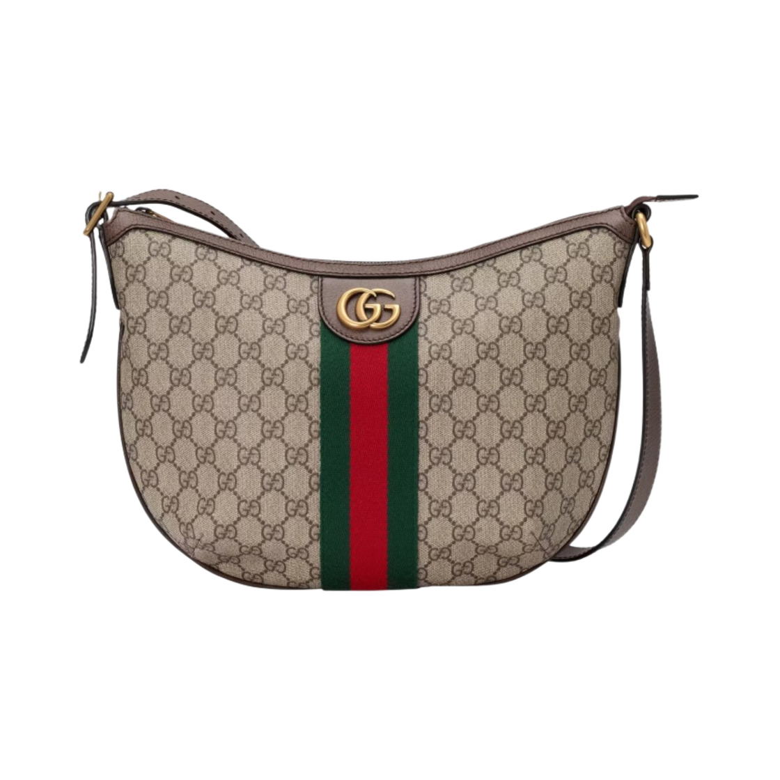 구찌 오피디아 GG 스몰 숄더백 베이지 에보니(Gucci Ophidia GG Small Shoulder Bag Beige Ebony)
