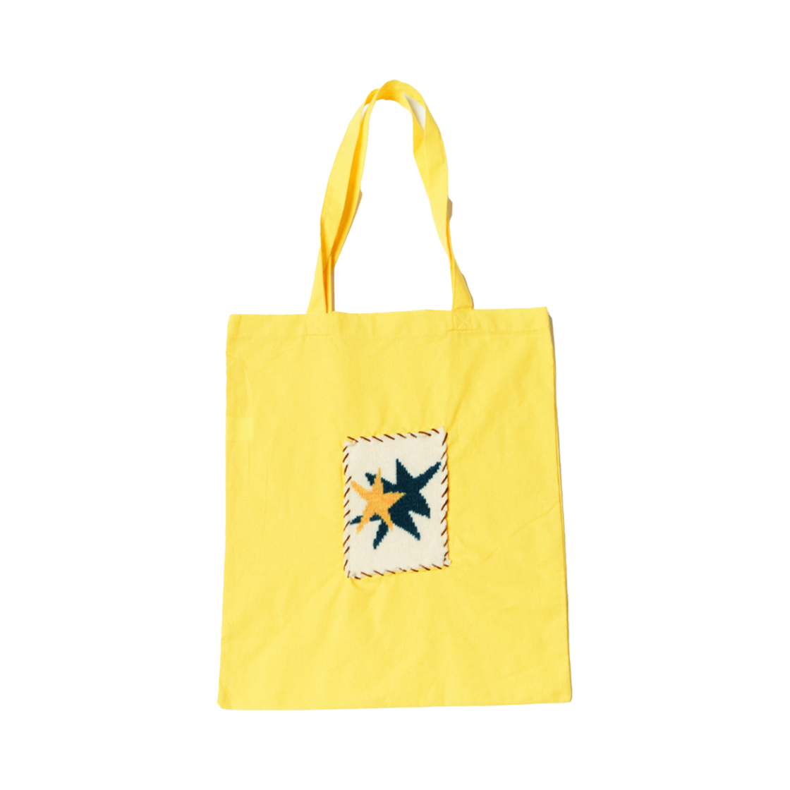 MSBG24AWCS51YL Misu A Barbe Star Cotton Bag Yellow