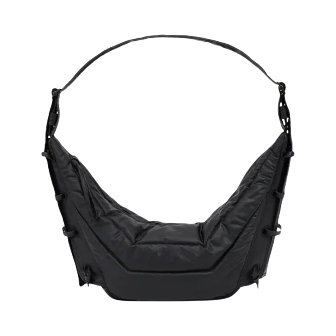 르메르 스몰 소프트 게임 백 WR 코티드 코튼 애쉬 블랙(Lemaire Small Soft Game Bag WR Coated Cotton Ash Black)