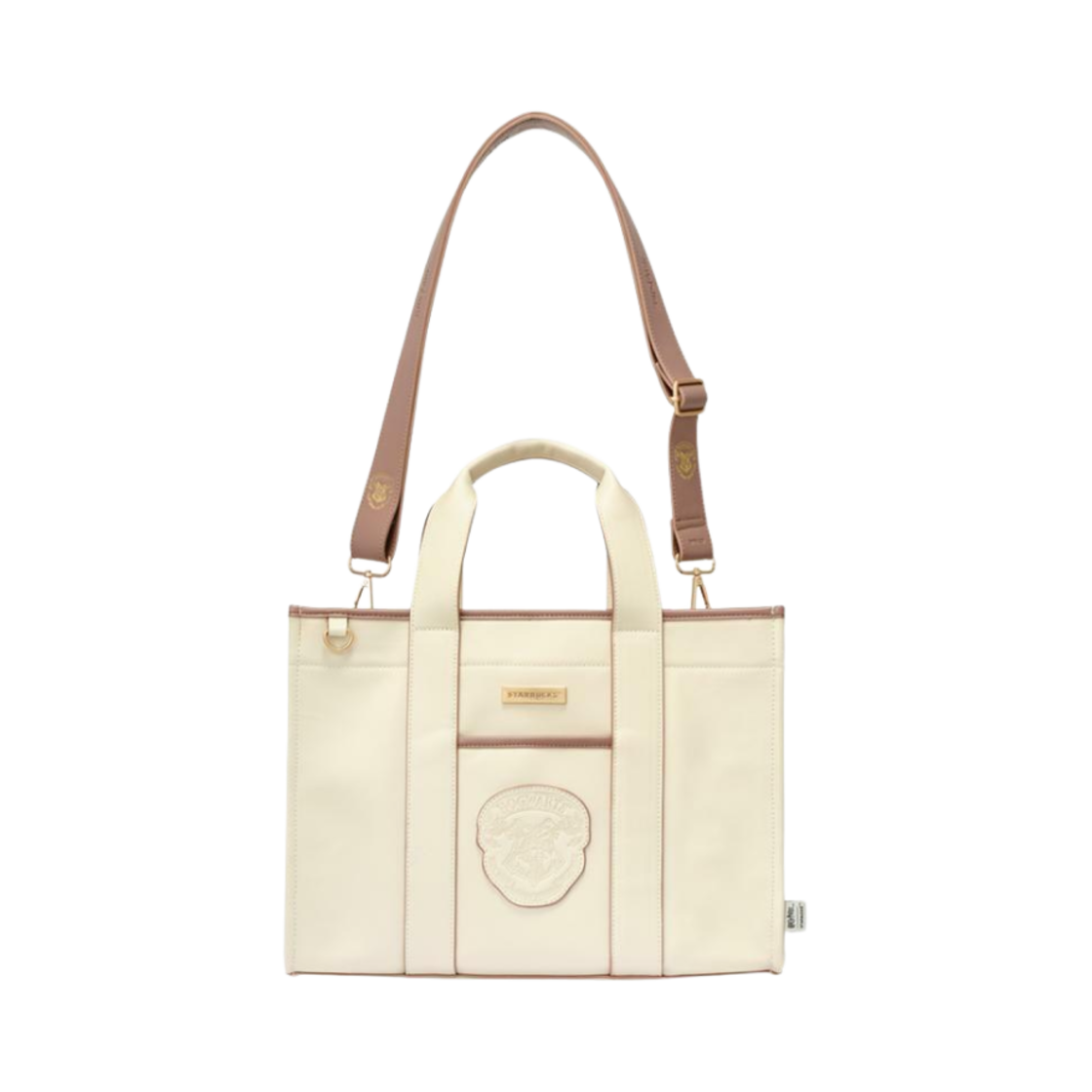 스타벅스 x 해리포터 토트백 화이트 (참 4개 포함)(Starbucks x Harry Potter Tote Bag White (With 4 Charms))