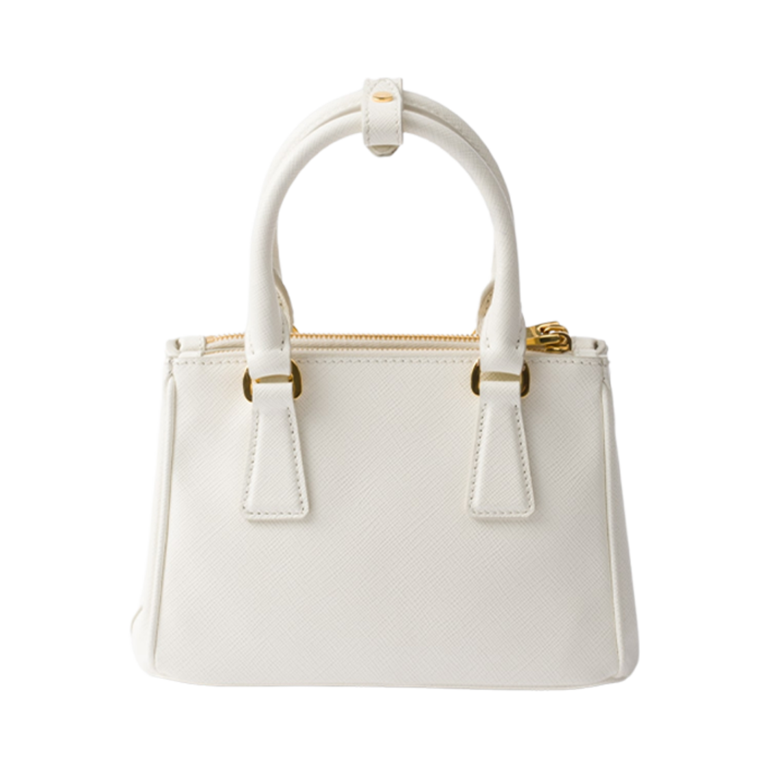 프라다 갤러리아 사피아노 레더 마이크로 백 화이트(Prada Galleria Saffiano Leather Micro Bag White) - 2