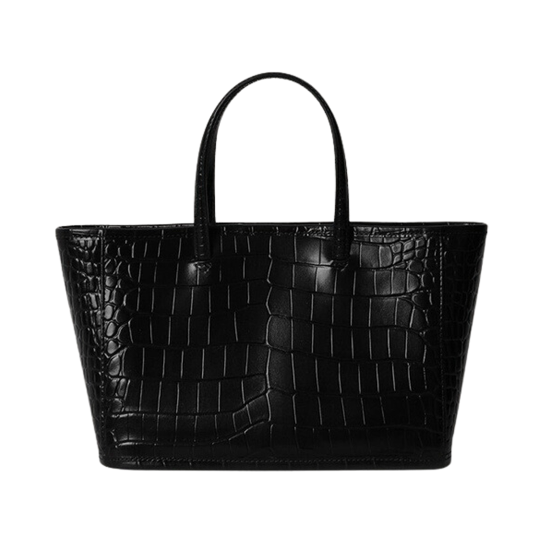 - Nothing Written Ain Croco Tote Bag Black
