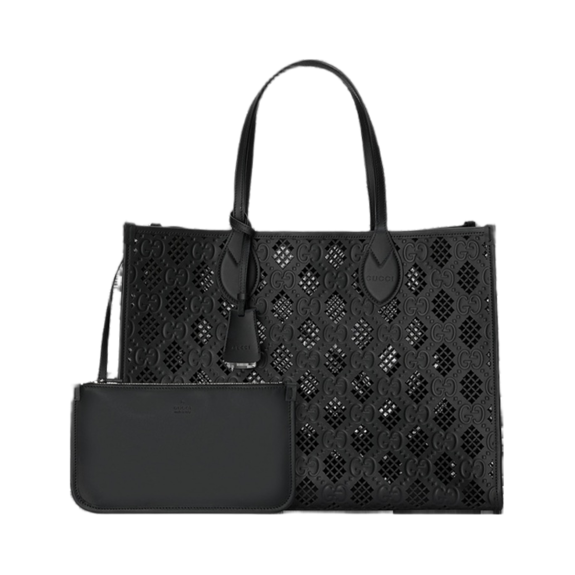 구찌 미디움 오피디아 토트백 블랙 레더(Gucci Medium Ophidia Tote Bag Black Leather) - 3