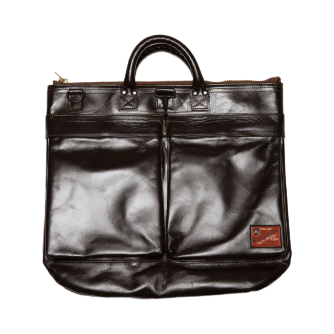 토이즈 맥코이 레더 헬맷백 브라운(Toys Mccoy Leather Helmet Bag Brown)
