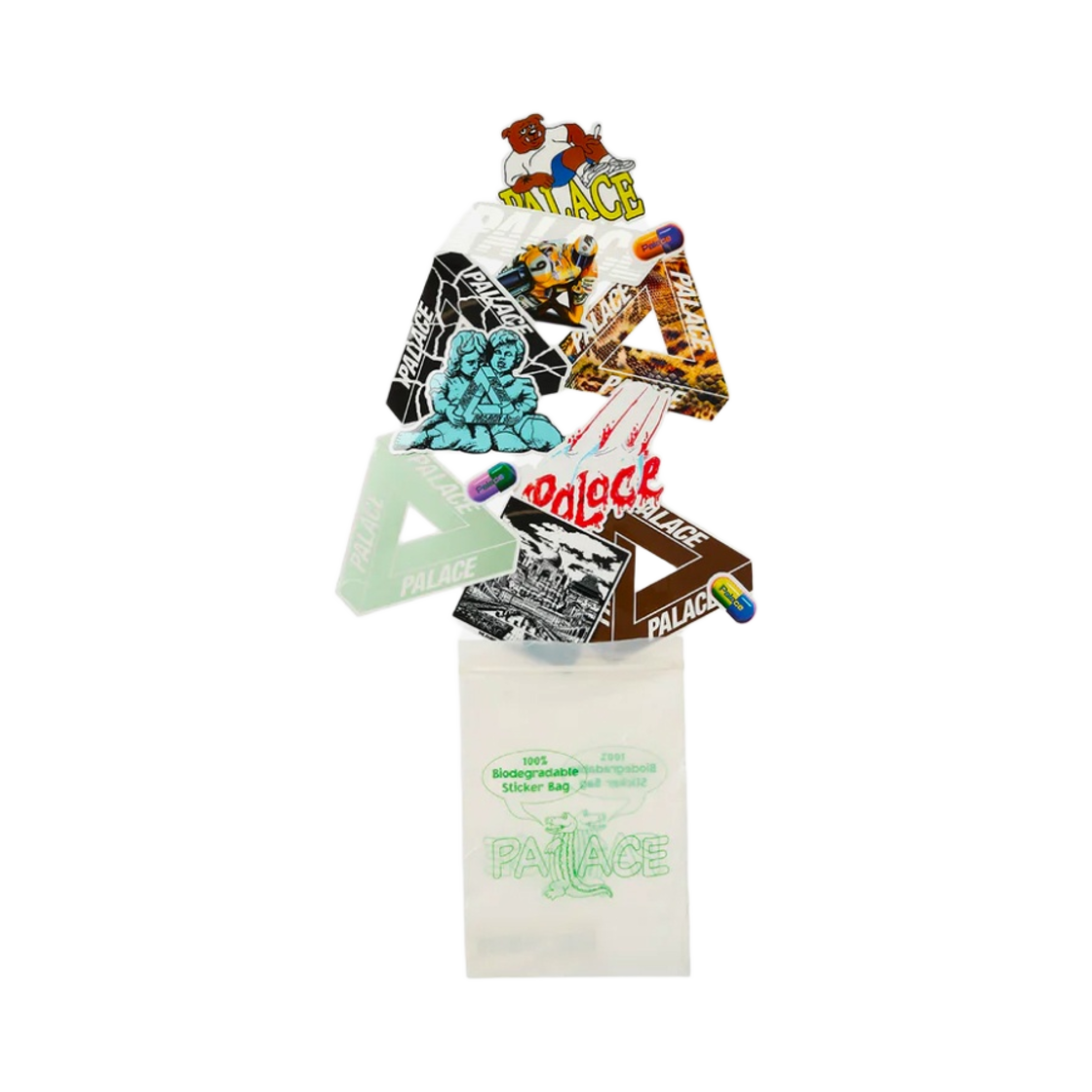 팔라스 어텀 스티커 팩 멀티 - 23FW(Palace Autumn Sticker Pack Multi - 23FW)