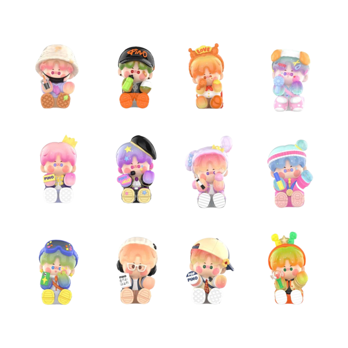 팝마트 피노젤리 아이돌 프로젝트 시리즈 미개봉 랜덤박스 (12개입)(Pop Mart Pino Jelly Idol Project Series Sealed Case (12 Blind Boxes)) - 2