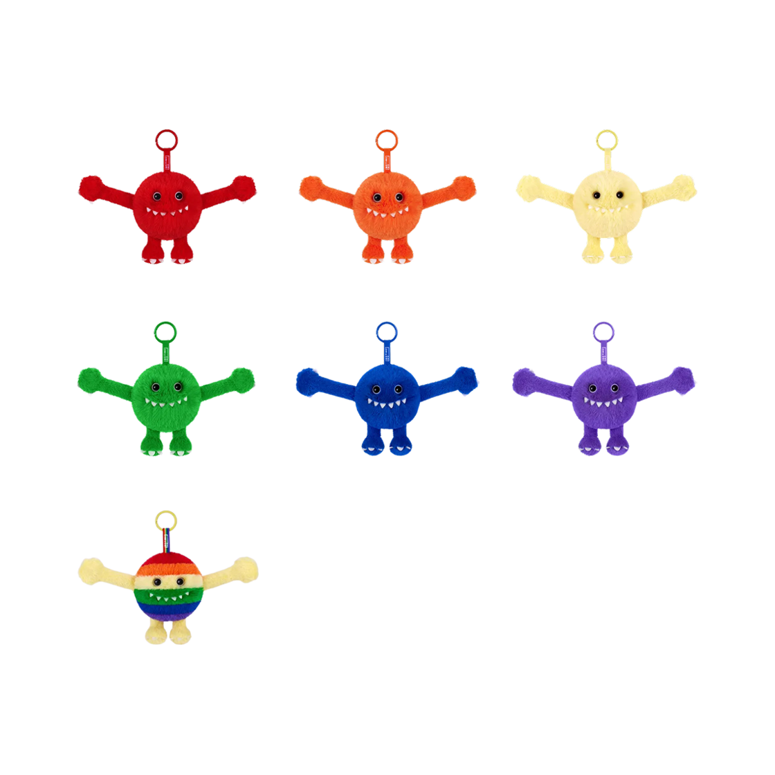 팝마트 인스팅토이 허그 유 시리즈 인형 키링 미개봉 랜덤박스 (6개입)(Pop Mart Instinctoy Hug You Series Plush Keyring Sealed Case (6 Blind Boxes)) - 2