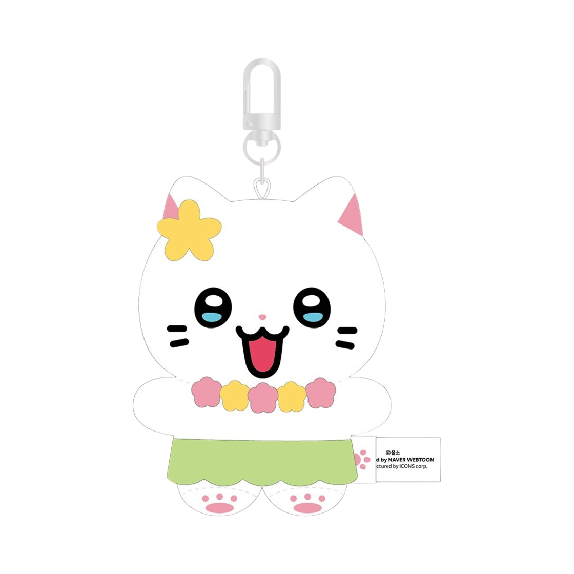 8809810177016 Meow Man Mini Doll Keyring Hawaii Chunbae