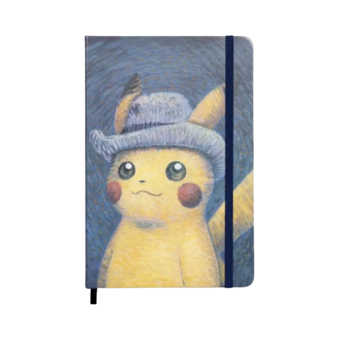 포켓몬 센터 x 반 고흐 뮤지엄 피카츄 인스파이어드 바이 셀프 포트레이트 그레이 펠트 햇 저널(Pokemon Center x Van Gogh Museum Pikachu Inspired by Self-Portrait with Grey Felt Hat Journal) - 1