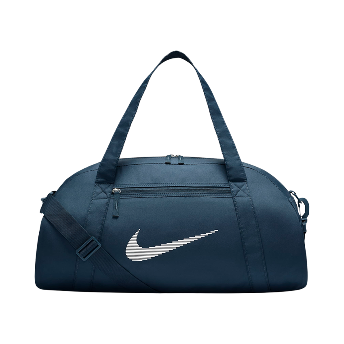 DR6974-478 Nike Gym Club Duffle Bag 24L Armoury Navy Metallic Silver