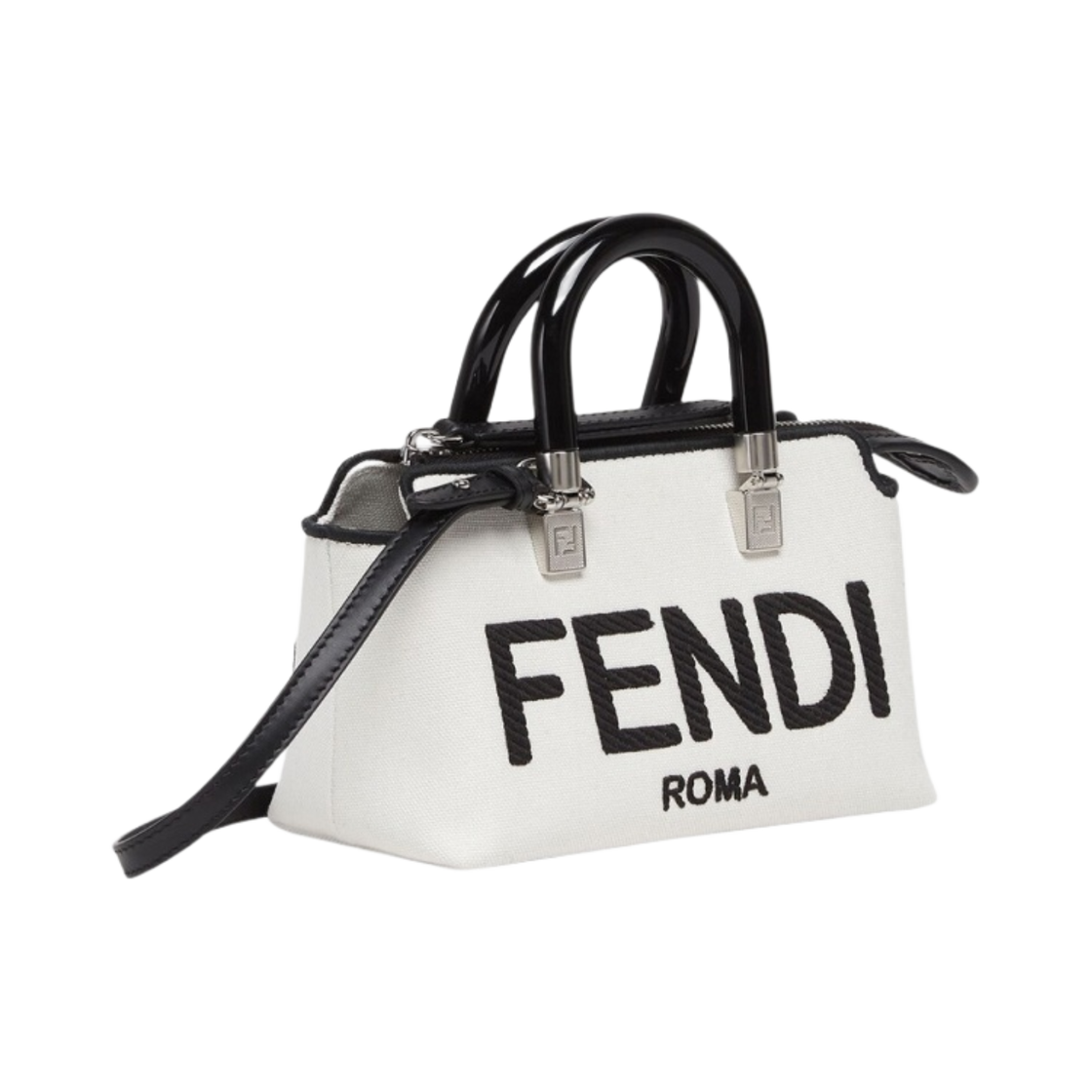 펜디 바이 더 웨이 캔버스 미니 보스턴백 화이트(Fendi By The Way Canvas Mini Boston Bag White) - 2
