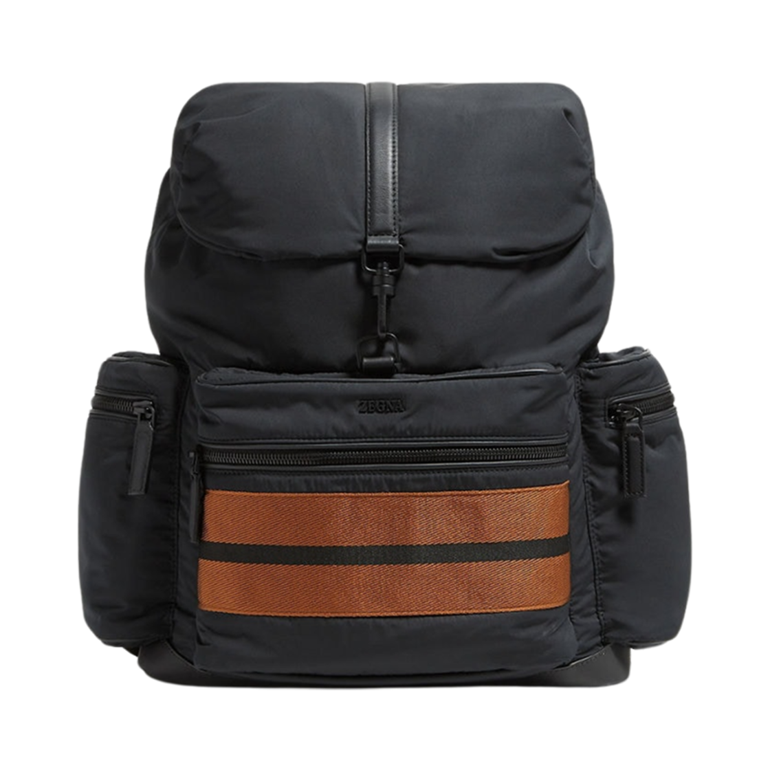 제냐 테크니컬 패브릭 스페셜 백팩 블랙(Zegna Technical Fabric Special Backpack Black)