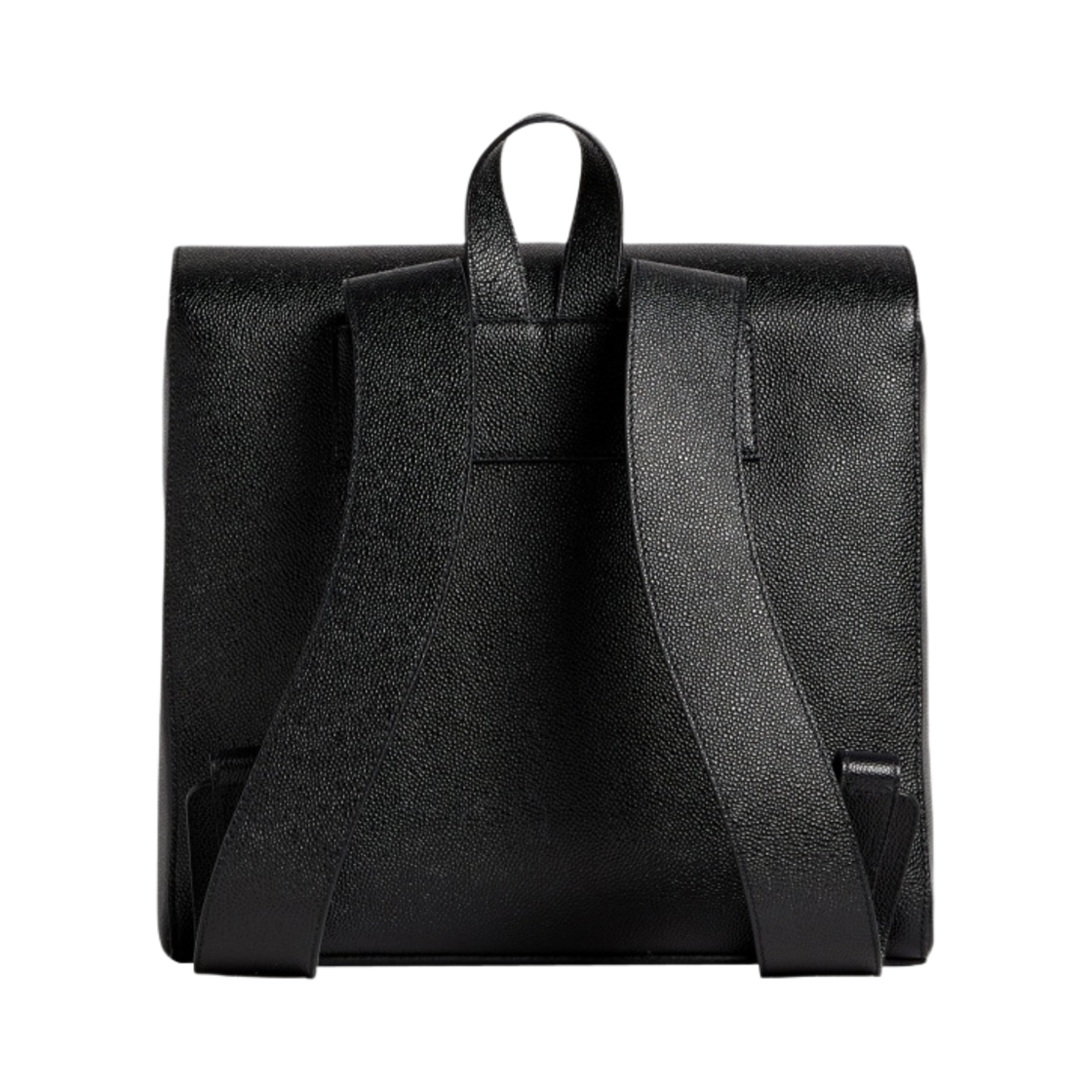 톰브라운 페블 그레인 레더 RWB 스트럭처드 백팩 블랙(Thom Browne Pebble Grain Leather RWB Structured Backpack Black) - 3